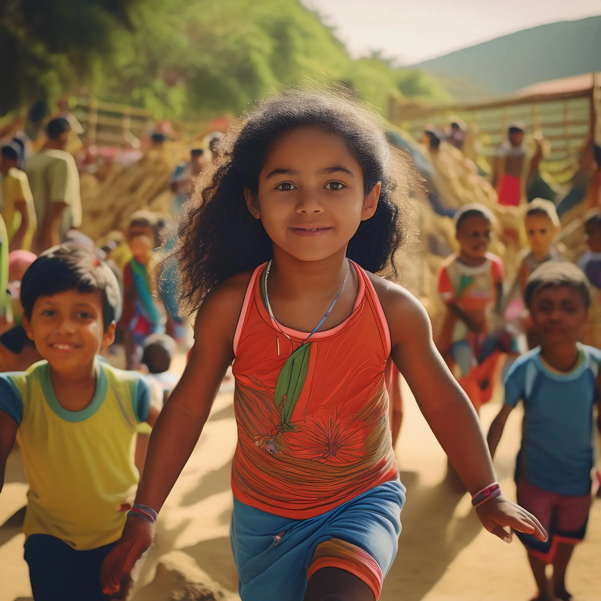 Child engaging in physical activities that support healthy development and growth.